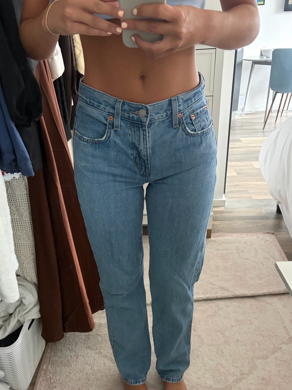 Levi's low pro jeans medium wash